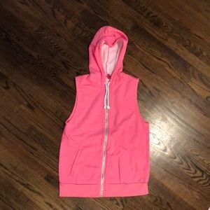 H&M Sleeveless Zip Up Sweatshirt